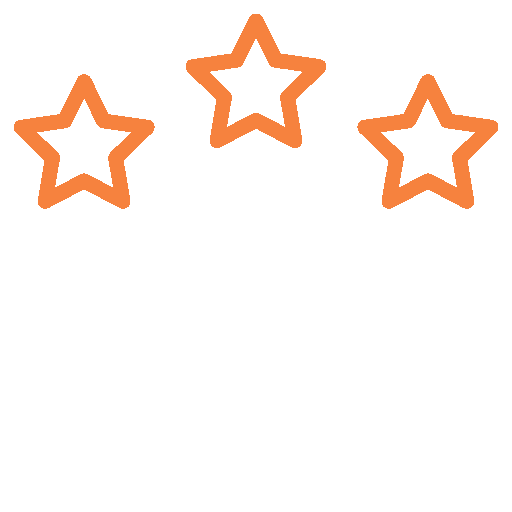 Icon showing experts rating.